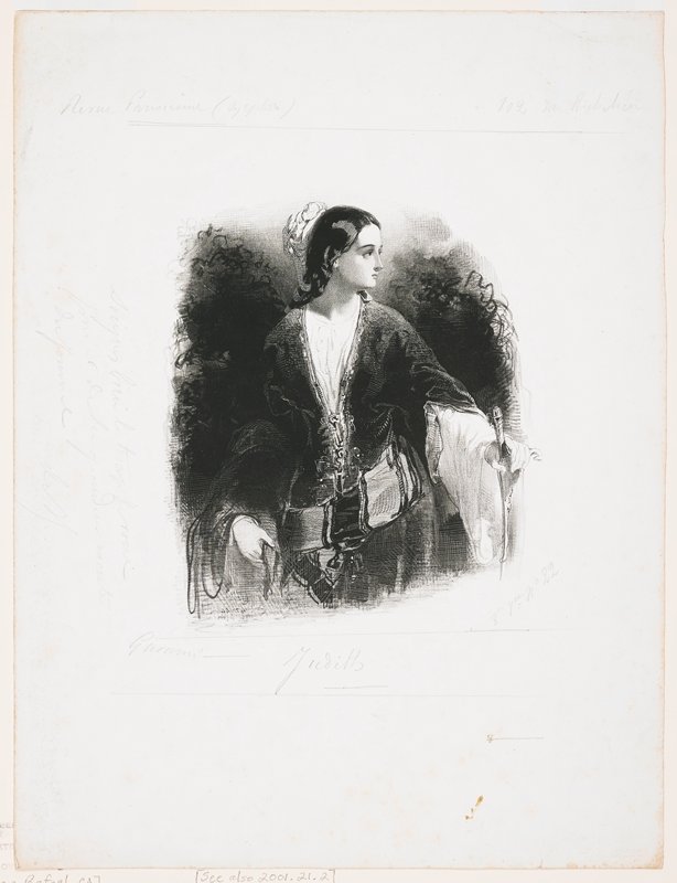 Judith, Paul Gavarni, 1842