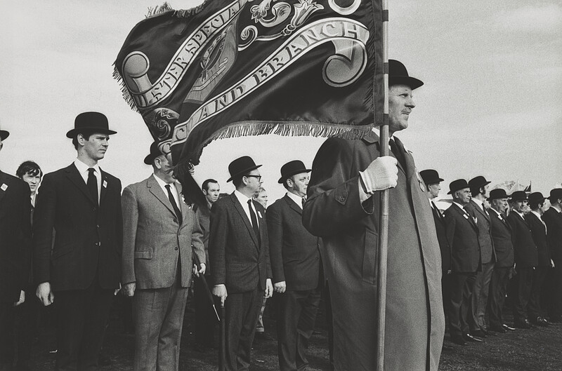B Specials Parading at the Formation of the Vanguard Party, Ormeau Park, Belfast, Northern Ireland, Gilles Peress, 1972