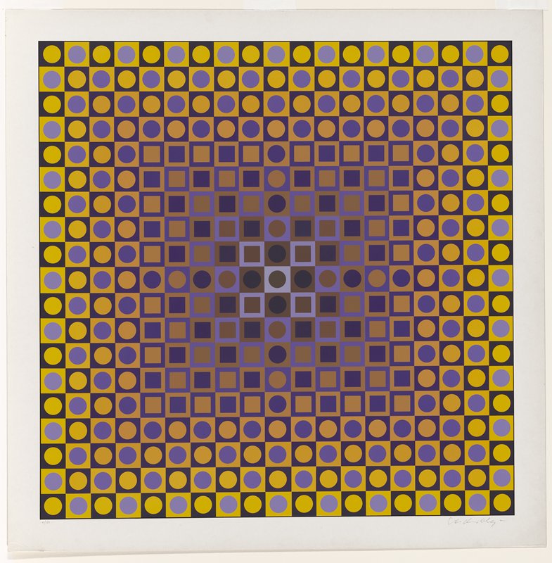 Permutations, Victor Vasarely, 1969