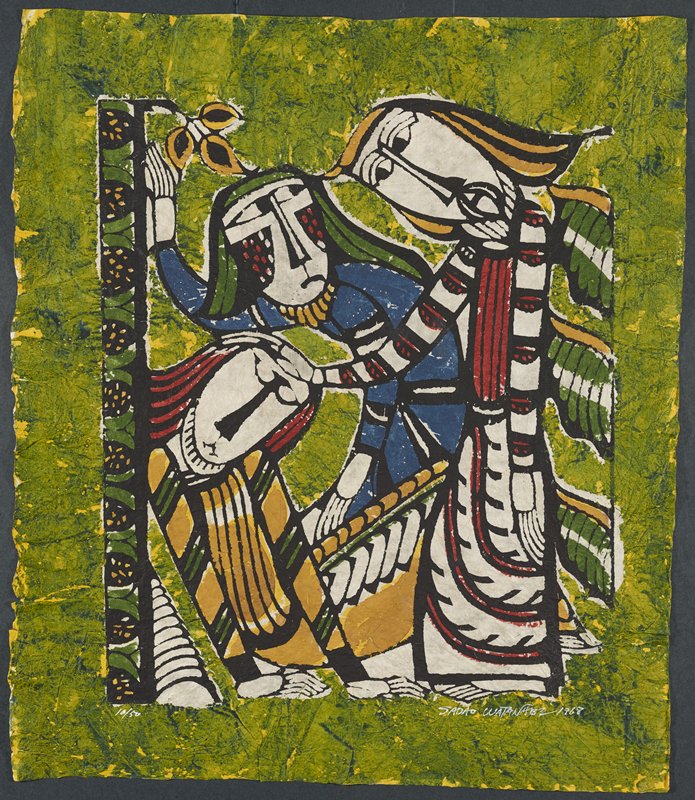 At the beautiful gate, Watanabe Sadao, 1968
