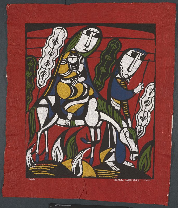 The Flight into Egypt, Watanabe Sadao, 1967