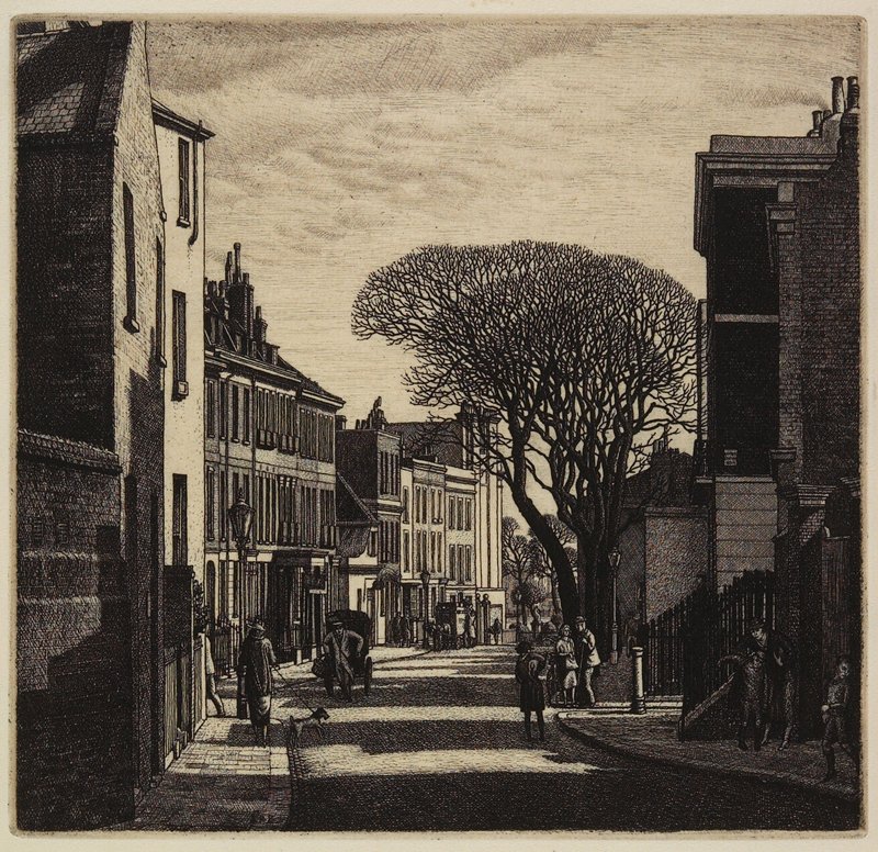 Cheyne Row, Chelsea, Stanley Roy Badmin, 1935