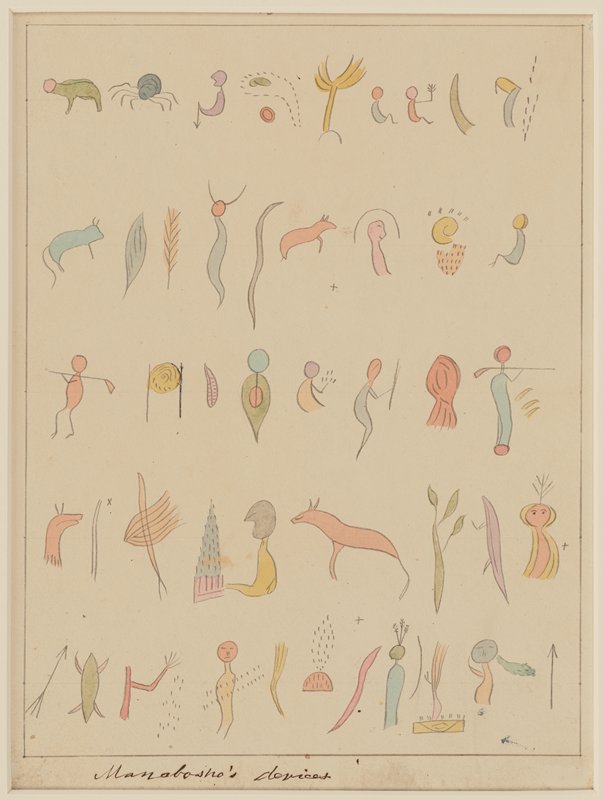 Manabosho's Devices, Seth Eastman, 1849–55