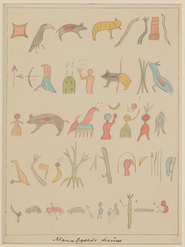 Manabosho's Devices, Seth Eastman, 1849–55
