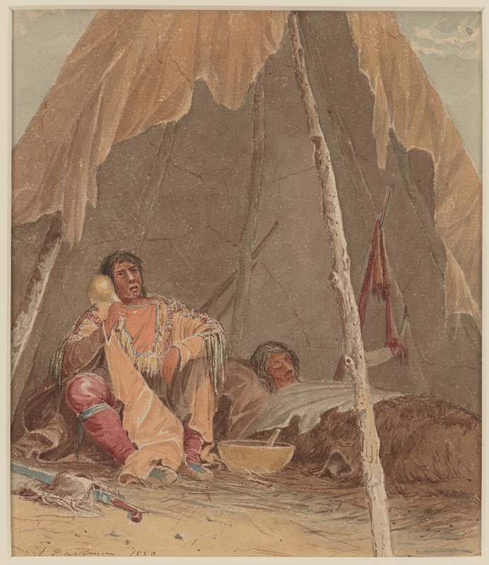 Medicine Man Curing a Patient, Seth Eastman, 1850