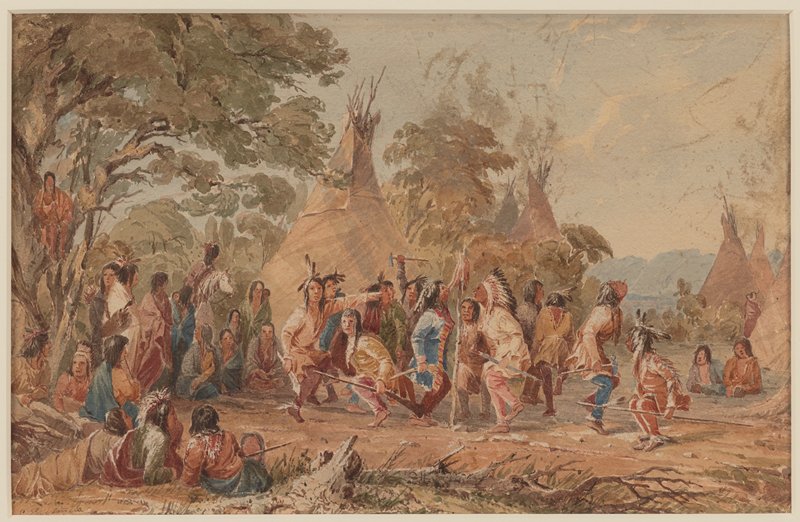 Dog Dance of the Dacotahs, Seth Eastman, 1849