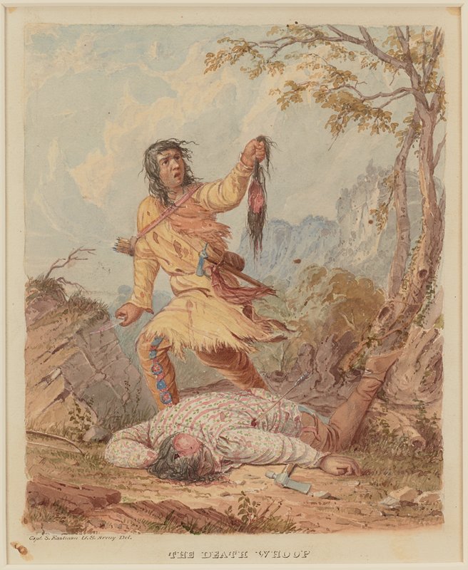 The Death Whoop, Seth Eastman, 1849–55