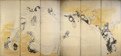 Dokumentasi “Anggota kelompok terkait: Chinese Children Playing with an Elephant [left of a pair] (2015.79.162.1)”. Minneapolis Institute of Art.