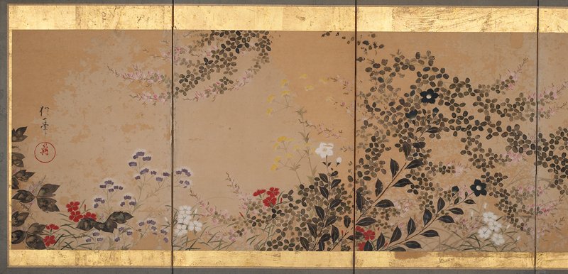 Untitled [autumn flowers and grasses], late 19th century