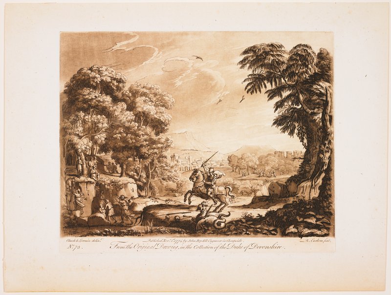 Plate No. 73 from Liber Veritatis, Richard Earlom, 1774