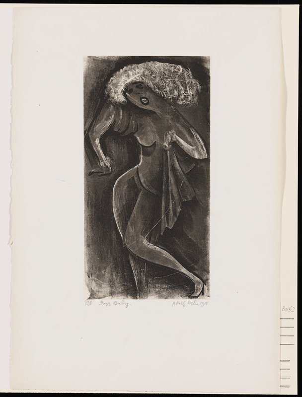 Jazz Baby, Adolf Dehn, 1928