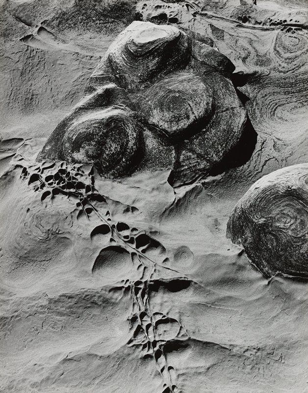 Untitled [sand and rocks], Minor White, 1959
