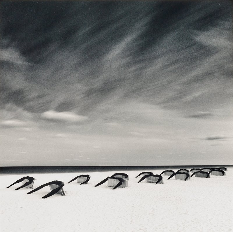 Beach Chairs, Pompano, Florida, USA, Michael Kenna, 1992