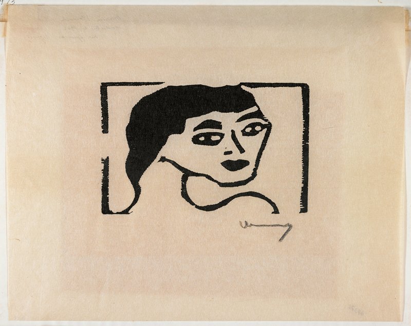 Tete de Femme by Maurice de Vlaminck