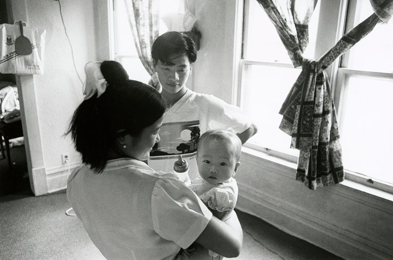 Teenage Couple, Frogtown, Wing Young Huie, 1994