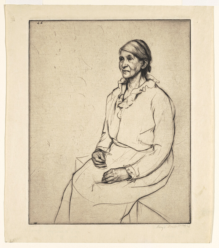 Woman Seated, Luigi Lucioni, 1928