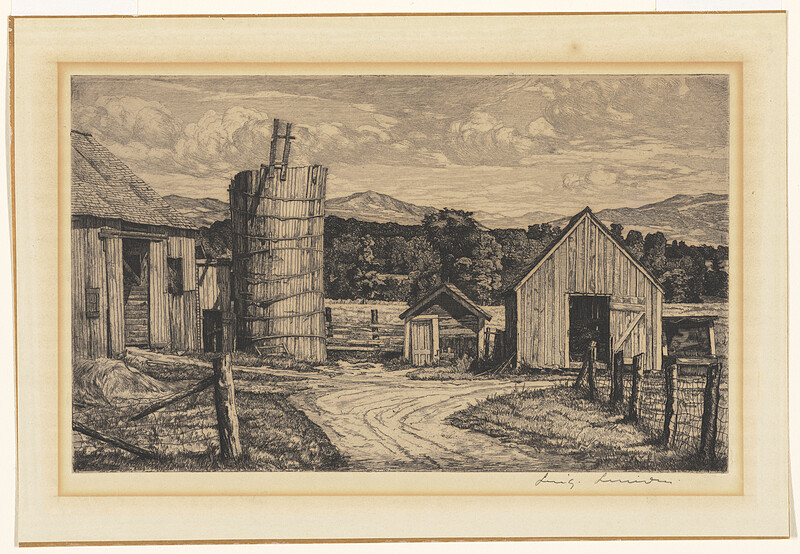 Restful Ruins, Luigi Lucioni, 1942