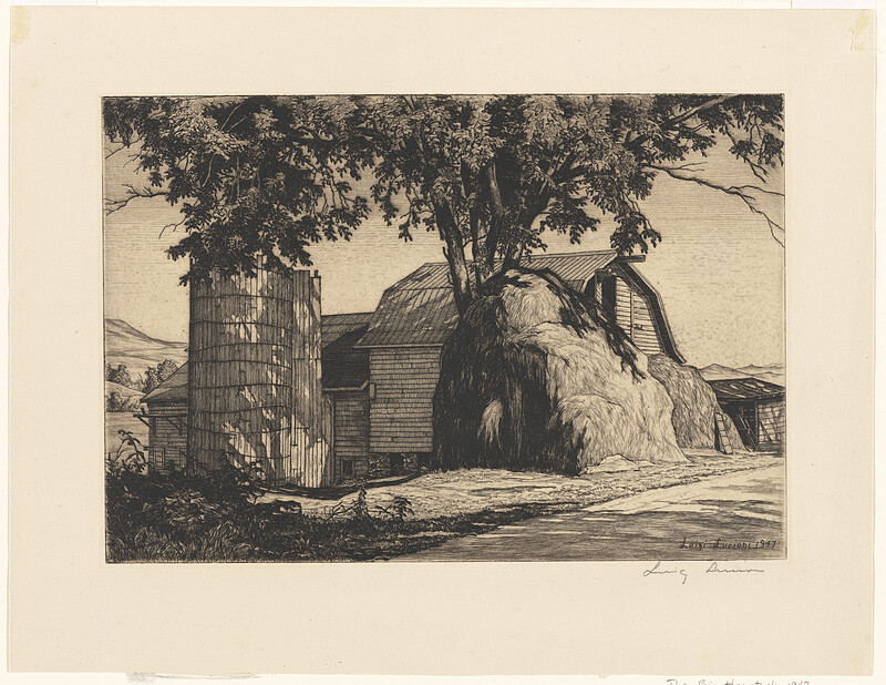 The Big Haystack, Luigi Lucioni, 1947