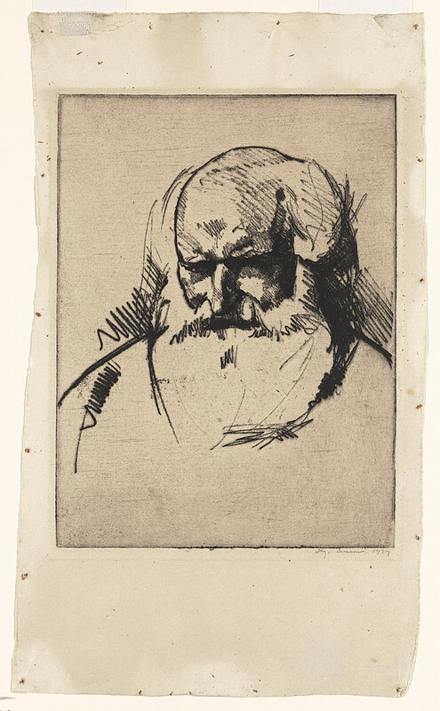 Old Man, Luigi Lucioni, 1927