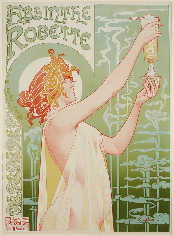 Absinthe Robette, Henri Privat-Livemont, 1896