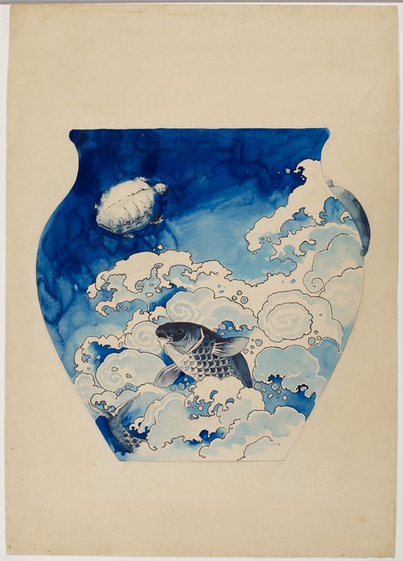 Vase Design, Attributed to Amédée de Caranza, c. 1880