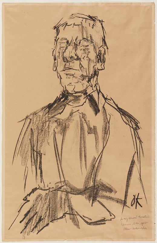 Self-Portrait, Oskar Kokoschka, 1965