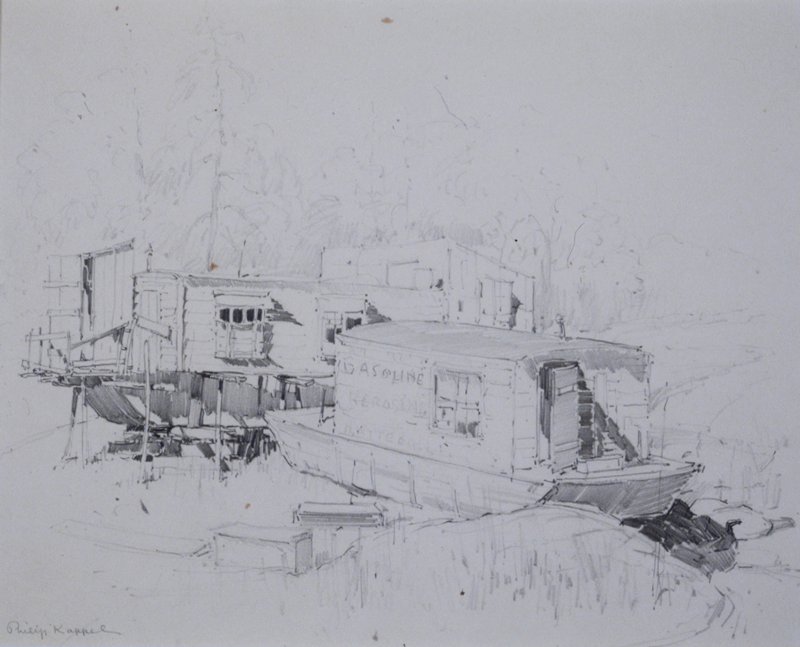 Old Scows, MacMahan Island, Philip Kappel, 1920–62