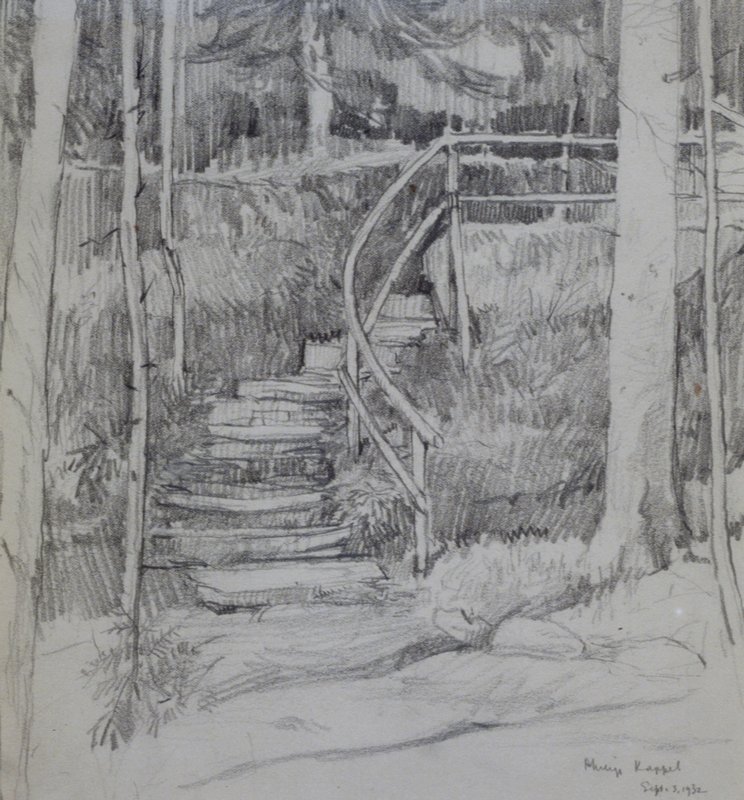 Stairway, Philip Kappel, September 3, 1932