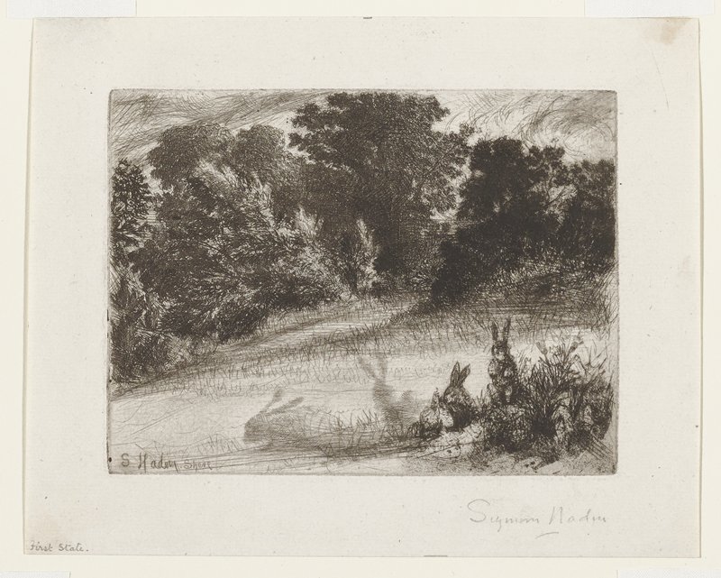 Combe Bottom, Francis Seymour Haden, 1860