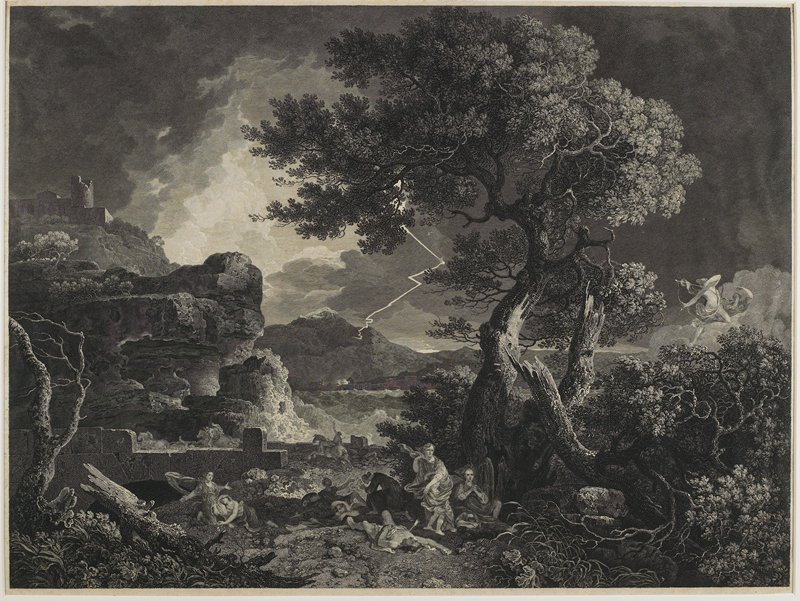 The Destruction of the Children of Niobe, William Woollett; After