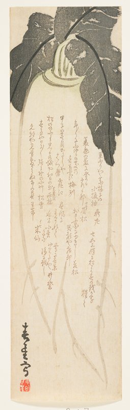 (Daikon radish), Shunsei 春生, 1864, 1st lunar month