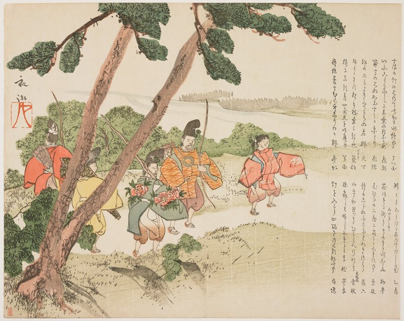 (Hunting party), Yano Yachō, c. 1818–25