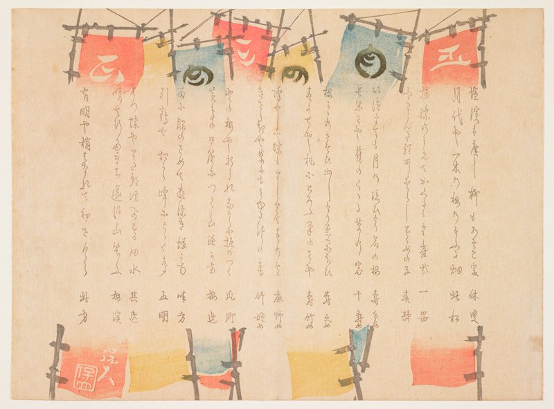 (Banners), Satō Hōdai, 1860s
