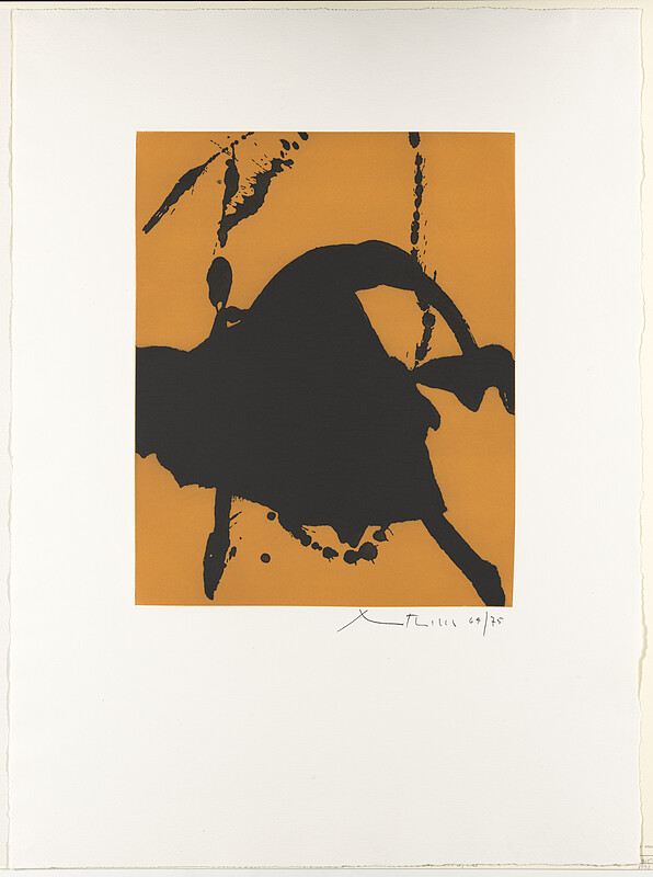 Gesture I (State I), Robert Motherwell, 1977