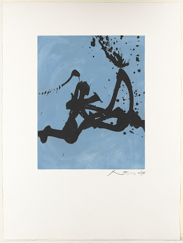 Gesture III, Robert Motherwell, 1977