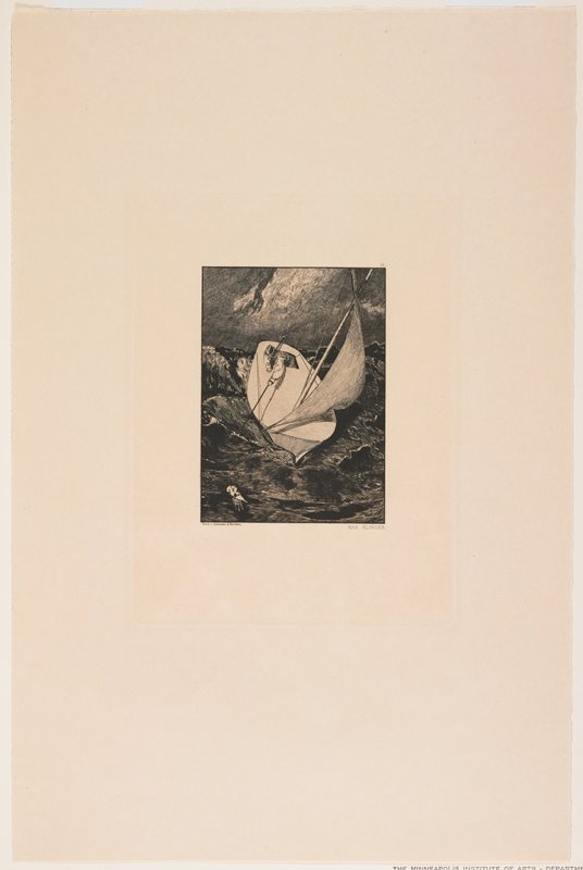 Rescue, Max Klinger, 1881