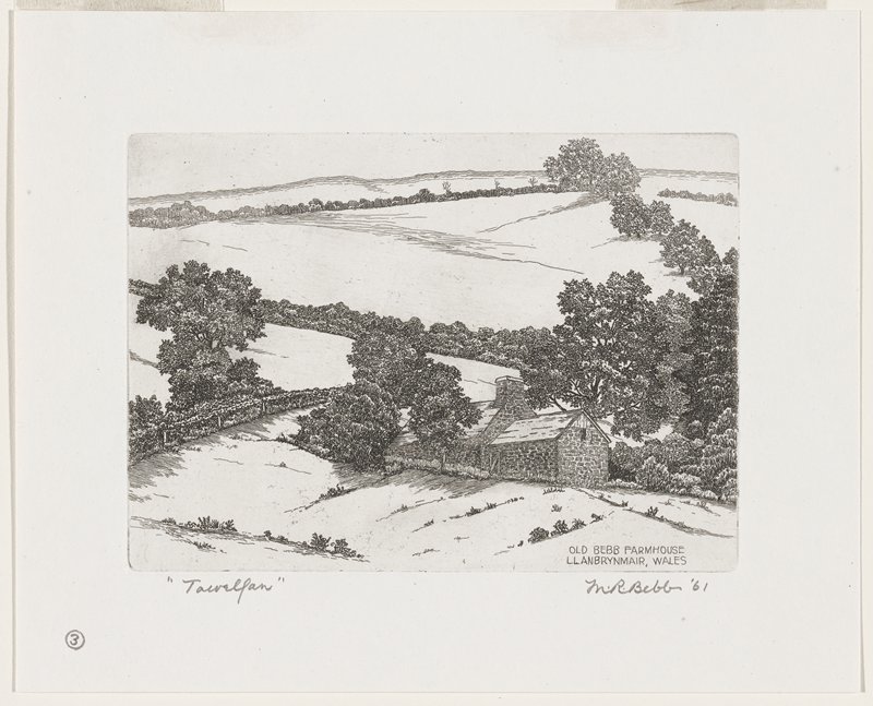 Tawelfen (Old Bebb Farmhouse, Wales), Maurice R. Bebb, 1961