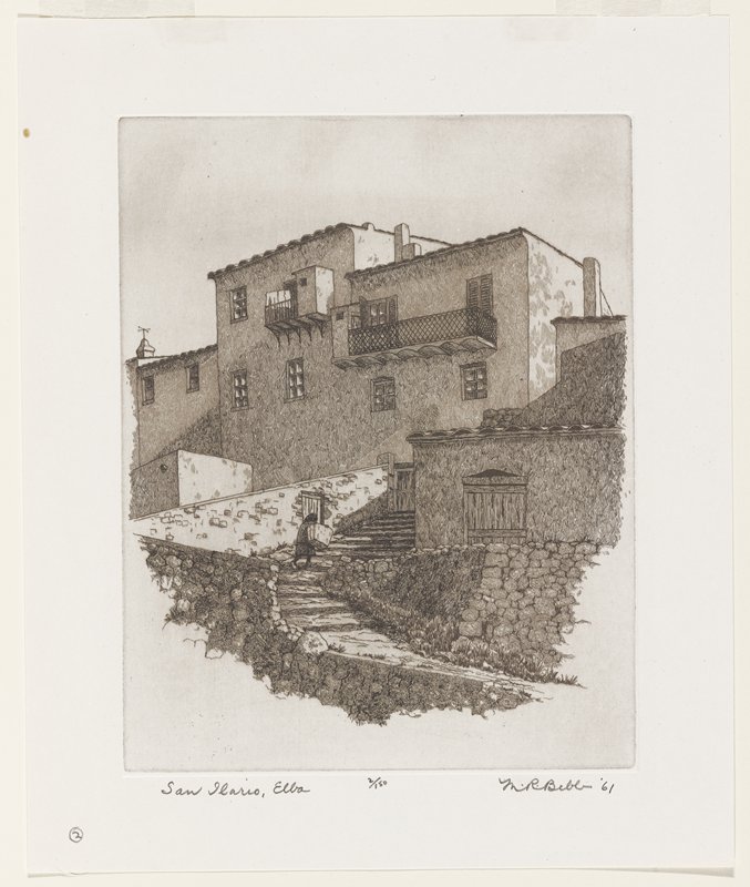 San Ilario, Elba, Maurice R. Bebb, 1961