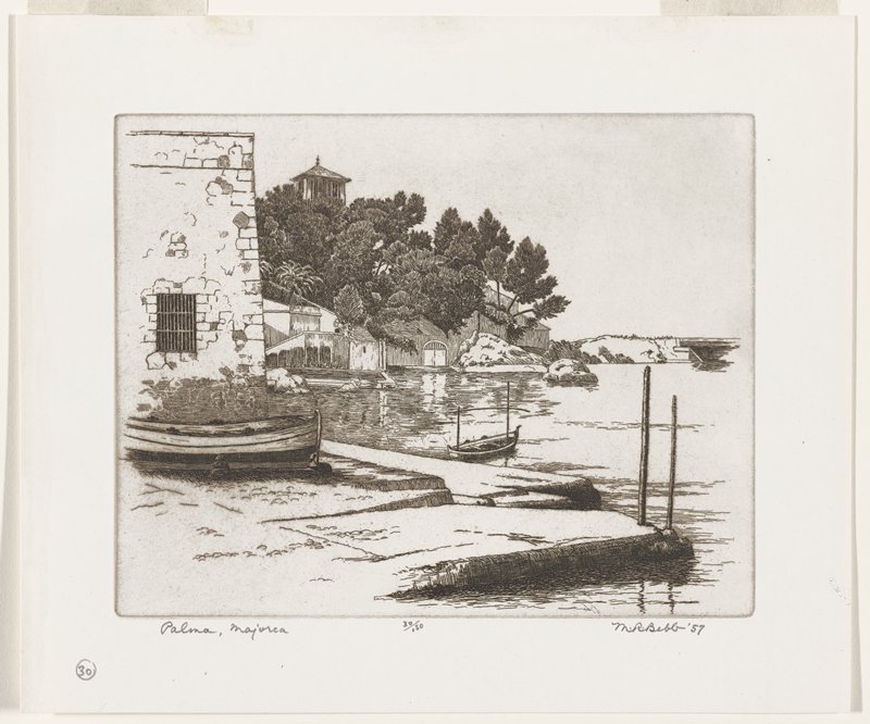 Palma, Majorca, Maurice R. Bebb, 1957