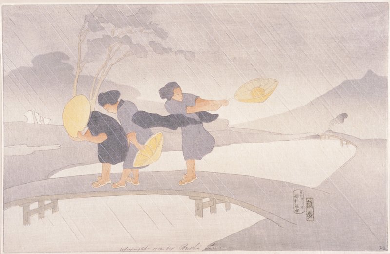 Wind and Rain, Bertha Lum, 1912