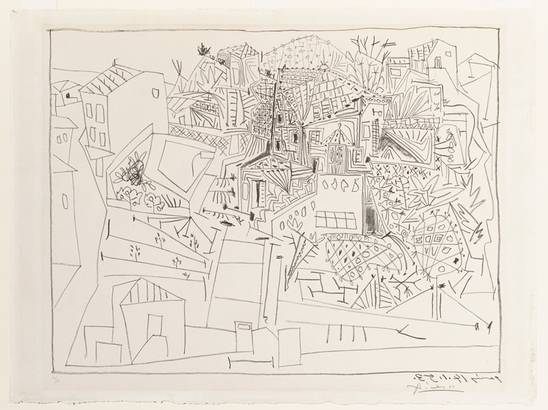 Paysage a Vallauris by Pablo Picasso