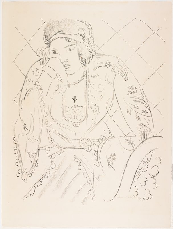 Costumed Woman with a Trifoliate Cross by Henri Matisse