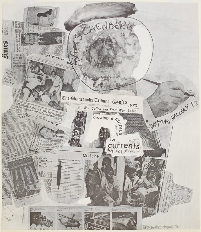 Dayton's Gallary 12 Exhibition Poster, Robert Rauschenberg, 1970