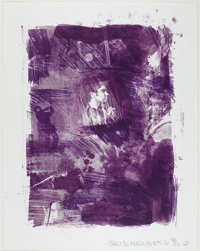 Flower Re-Run, Robert Rauschenberg, 1968