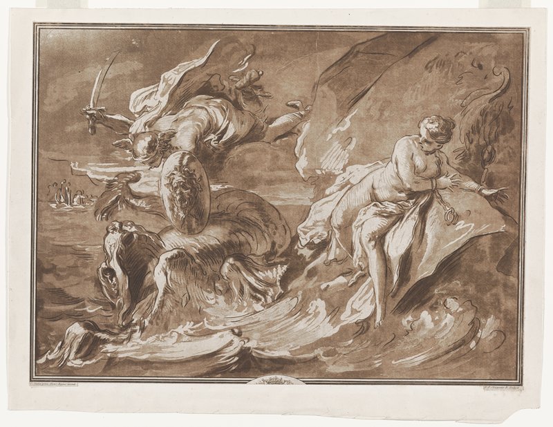 Perseus and Andromeda, François-Philippe Charpentier, 1762