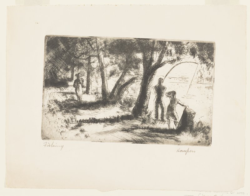 Fishing, Clement Haupers, 20th century