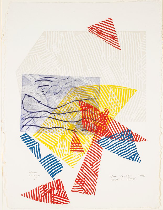Buoy Landscape I, Sam Gilliam, 1982