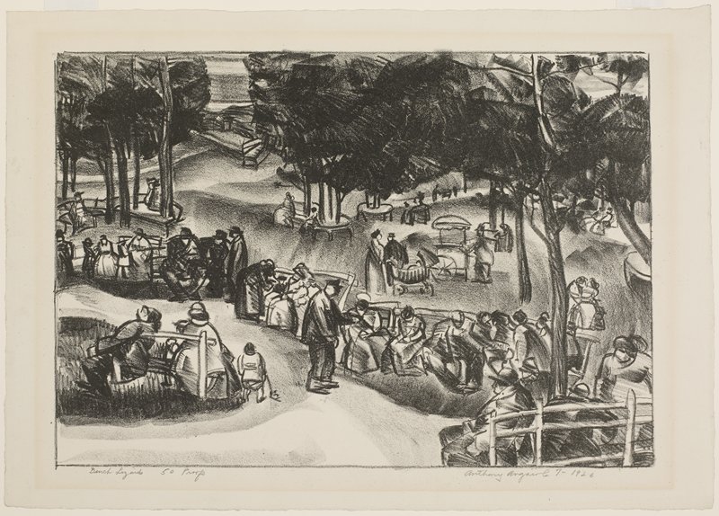 Bench Lizards, Anthony Angarola, 1926