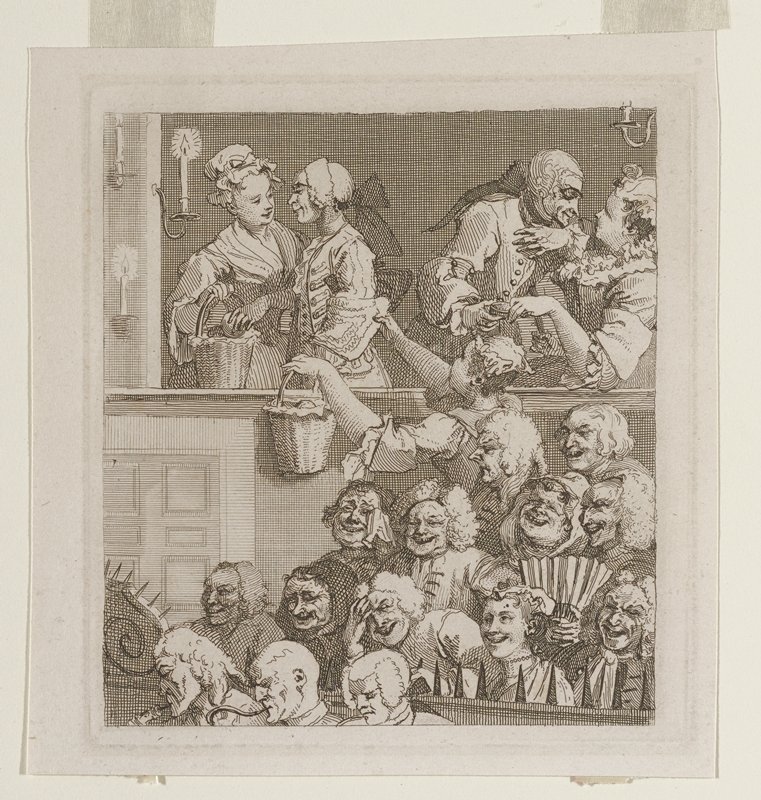 The Laughing Audience, William Hogarth, 1733