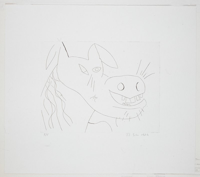 Untitled (Horse head), T.L. Solien, 1982